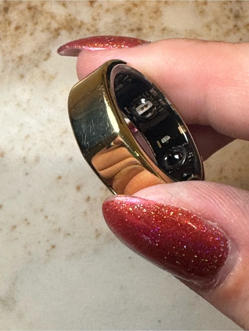 Oura Ring Gen-3 Horizon Gold size: 10
